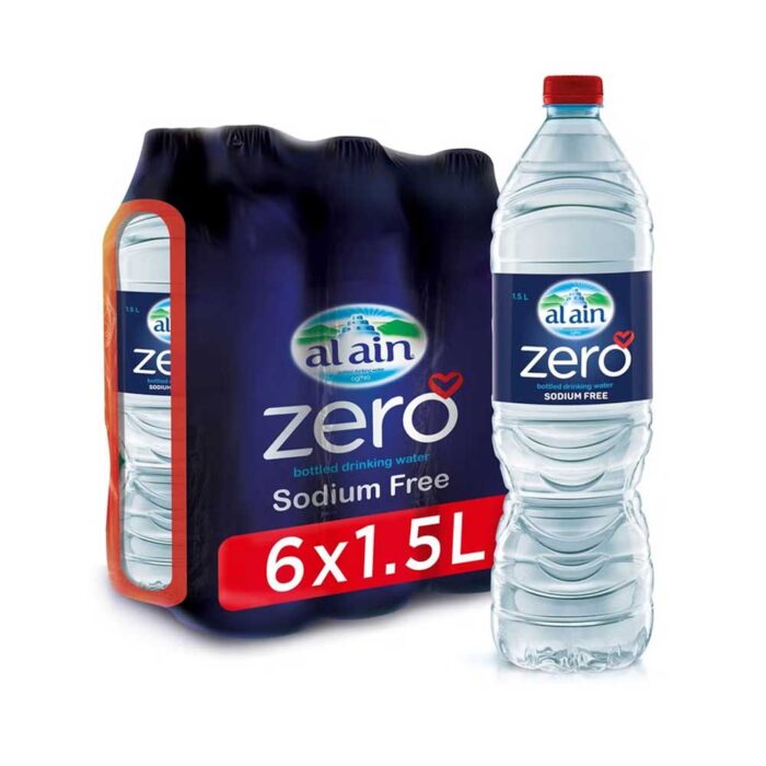 Zero Sodium Free Drinking Water 1.5Liters Pack of 6 - Image 1