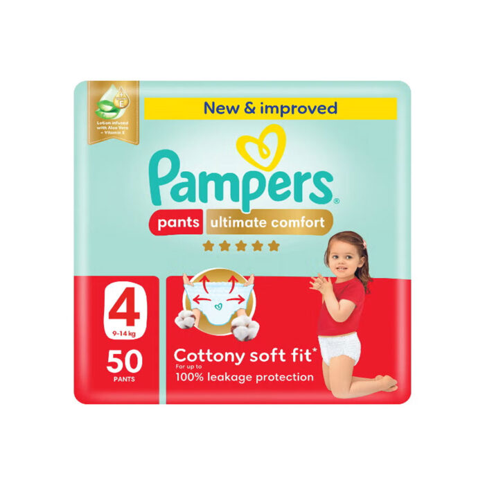 Premium Care Pants Diapers Size 4 9-14kg Count 50 - Image 1