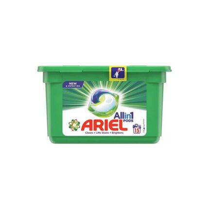 All in 1 Automatic Detergent 15 Pods White/Green/Red