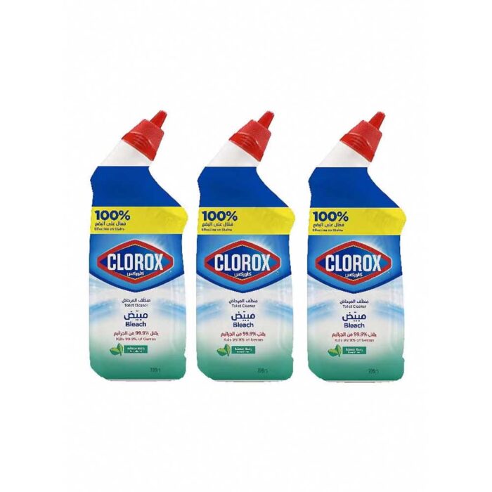 Fresh Scent Toilet Bowl Cleaner Set, 709ml, Pack Of 3 Multicolor - Image 1