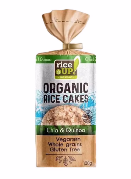 Chia And Quinoa Organic Rice Cake 120grams
