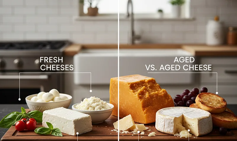 Fresh Cheese vs Aged Cheese