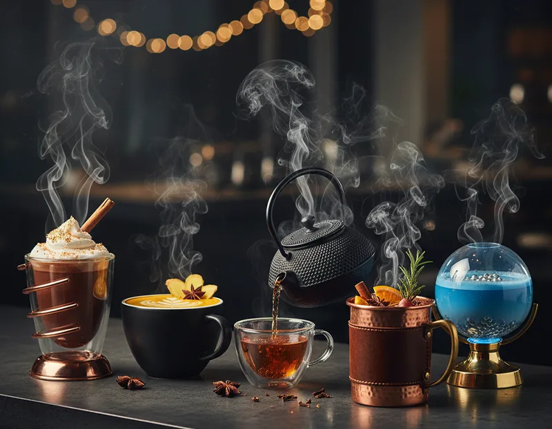 types of hot beverages