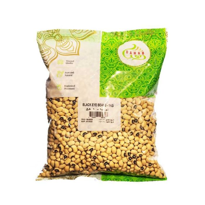 Dahab Fresh Black Eye Beans 1kg,Packet - Image 1