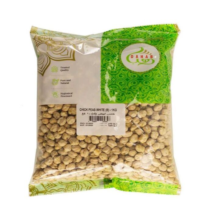 Dahab Chick Peas (White Chana) Bag 1kg - Image 1
