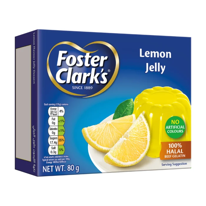 Foster Clark's Jelly Dessert Lemon Flavour 80 g - Image 1