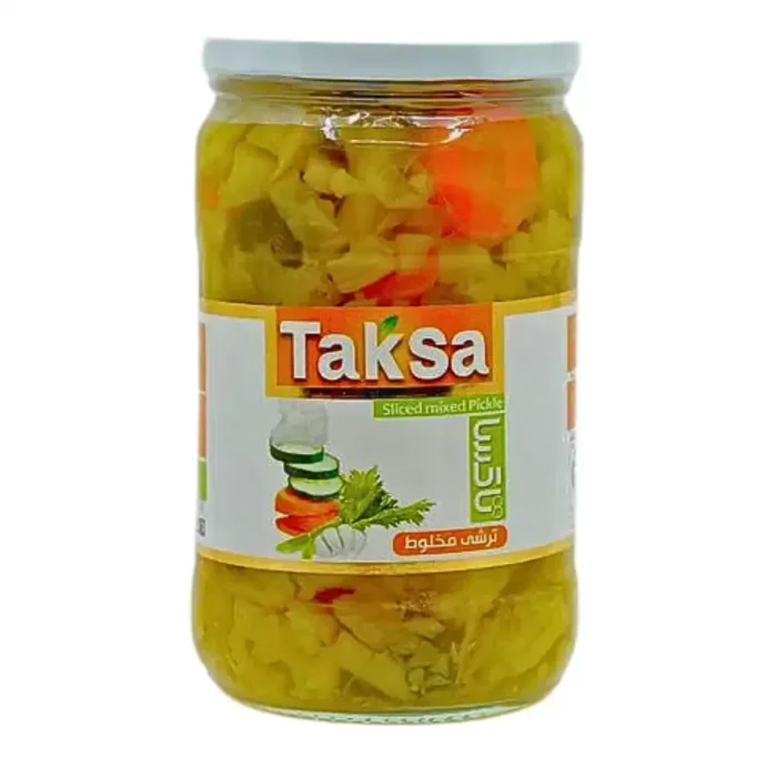 galleryd04d2e0e31308240744a36eaaf47f8c81 Taksa Sliced Mixed Pickle With Vinegar And Edible Salt 660g - Image 1