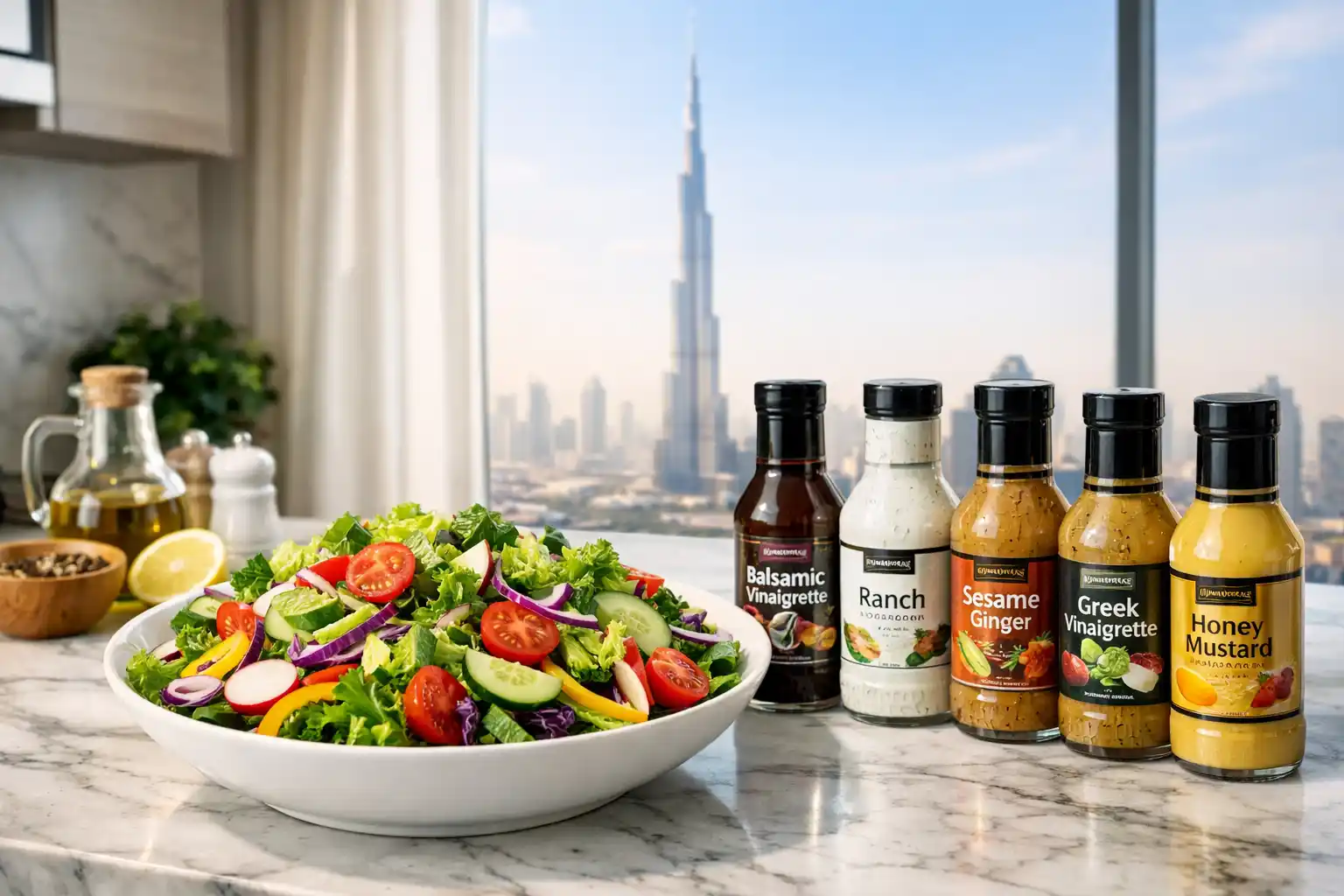 Elevate Salads with Premium Dressings & Marinades