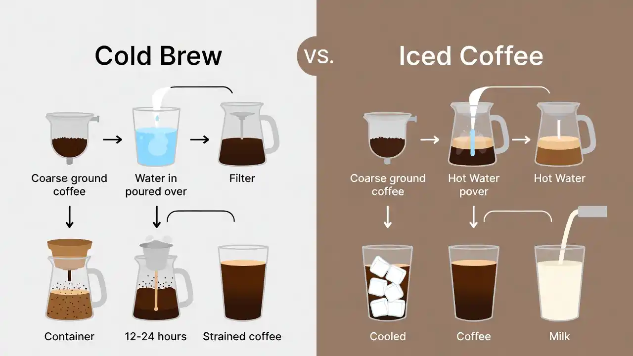 Cold Brew vs Iced Coffee: Popular Recipes