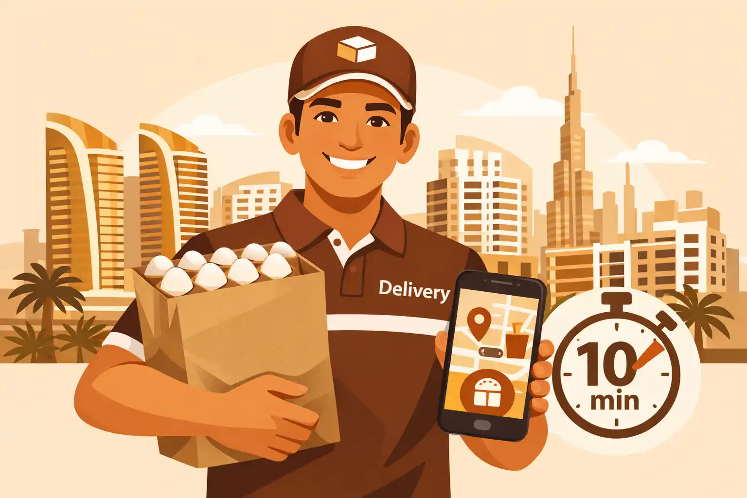 Buy Fresh Eggs Daily from Prime Rush Grocery Store in Al Jaddaf, Dubai