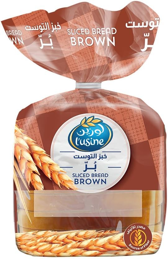 61tRhj2m9bL._AC_SX679_ L'USINE Sliced Brown Bread 1pkt - 600 Grams - Image 1
