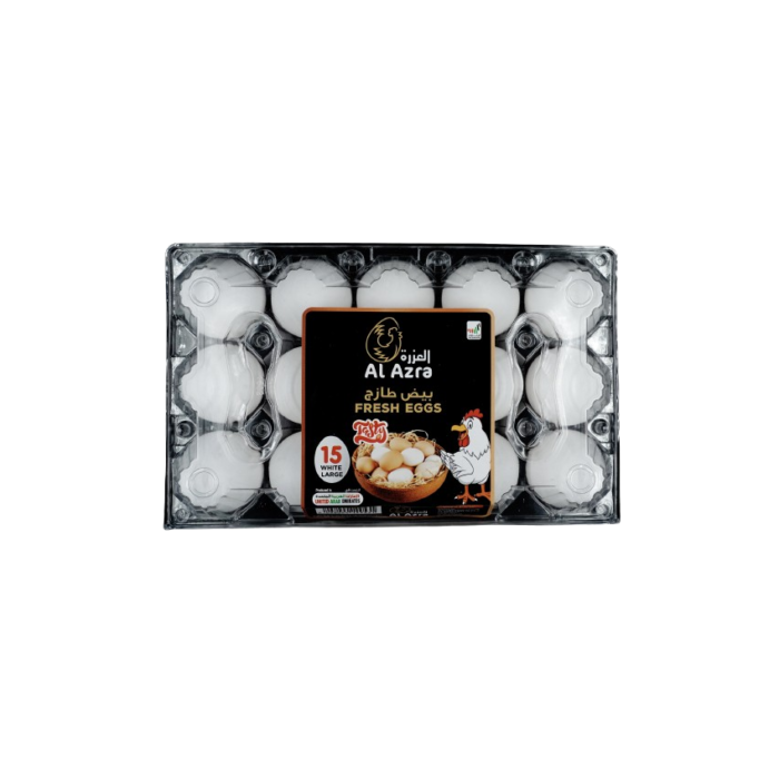 AL AZRA EGG WHITE LARGE 15 AL AZRA EGG WHITE LARGE 15 - Image 1