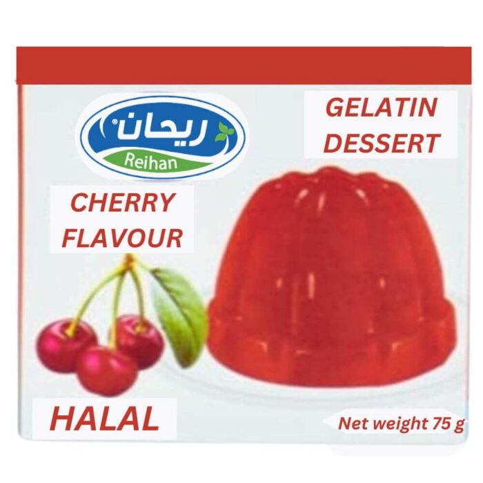 Gelatin Dessert Cherry Flavour Reihan Jelly - Image 1