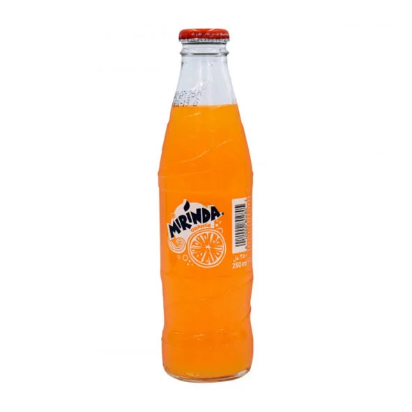 MIRINDA ORANGE GLASS BOTTLE 250ML MIRINDA ORANGE GLASS BOTTLE 250ML - Image 1